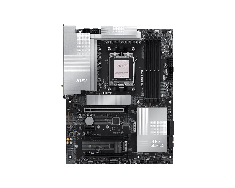 MSI PRO X870E-P WIFI Motherboa - X870E Atx Motherboard 评论和价格